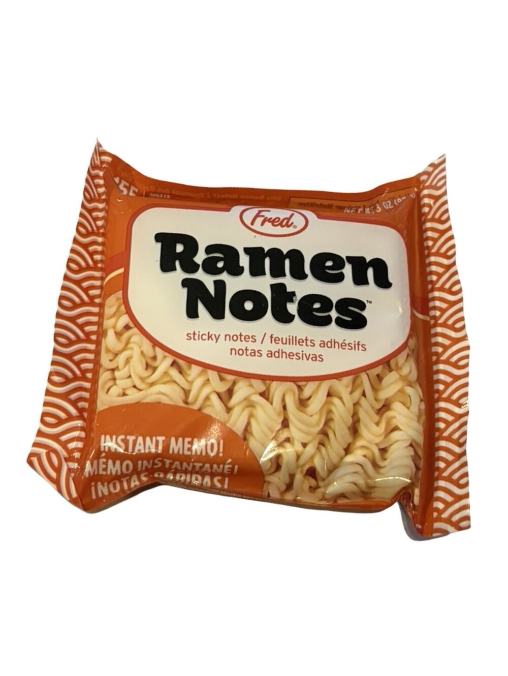 Novelty Funny Gag Gift Instant Ramen Noodle Memo Sticky Note Pad 155 Sheets New